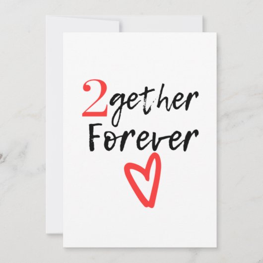 2. Hochzeitstag Karte (Vorderseite)