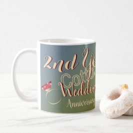 2. Hochzeitstag Lily of the Valley Kaffeetasse