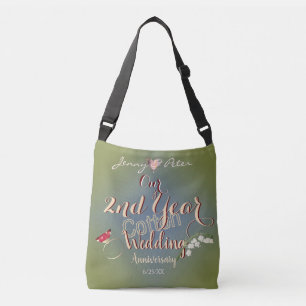 2. Hochzeitstag Lily of the Valley Tragetaschen Mit Langen Trägern