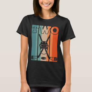 2. Hockey-Geburtstag 2 Jahre alte 2-jährige Jungen T-Shirt