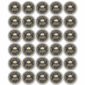 2" Honey Standard Mason Jar Canning Lid mit Daisy Aufkleber (Vorderseite)