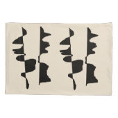 2 Housses de Taie d'Oreiller - Abstrait Dual Face Kissenbezug (Rückseite-Links)