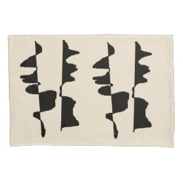 2 Housses de Taie d'Oreiller - Abstrait Dual Face Kissenbezug