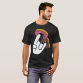2 Im Rosa 1 im Stink Dirty Donut Funny Gif T-Shirt (Vorne ganz)