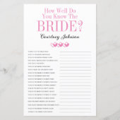 2 in 1 Brautparty Games (Rückseite)