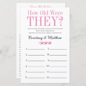 2 in 1 Brautparty Games (Vorne/Hinten)