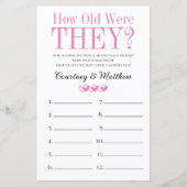 2 in 1 Brautparty Games (Vorderseite)