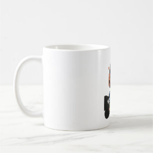 2 in 1 Halloween-Aufkleber Boo und Süßes oder Saur Kaffeetasse