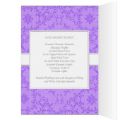 2-in-1-Hochzeitstisch-Tischtafeln und -karten (Innen (Links))