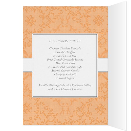 2-in-1-Hochzeitstisch-Tischtafeln und -karten (Innen (Links))