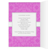 2-in-1-Hochzeitstisch-Tischtafeln und -karten (Innen (Links))