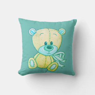 2 in 1 Kalkgrauen Teddy-Bärenwirbel Kissen