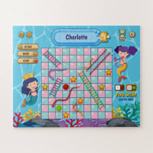 2 in 1, Meerschlangen-Leitern, Puzzle