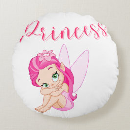 2 in 1 rosa Princess Fairy Throw Kissen