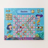 2 in 1, Schlangenleitern für Meerjungfrauen, Puzzle (Horizontal)