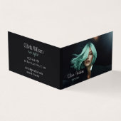 2 in 1 Visitenkarten-Haarstylistin Visitenkarten (Vorderseite)