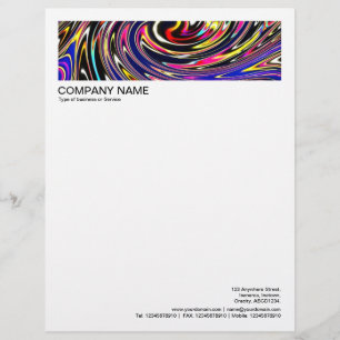 2 in der Überschrift 1/2 Zoll - Swirren Briefbogen