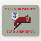 2. INFANTERIE 173. IM FLUGZEUG MOUSEPAD DER (Vorne)