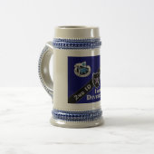 2. Infanterie-Abteilung Gift Stein Bierglas (Vorderseite Links)
