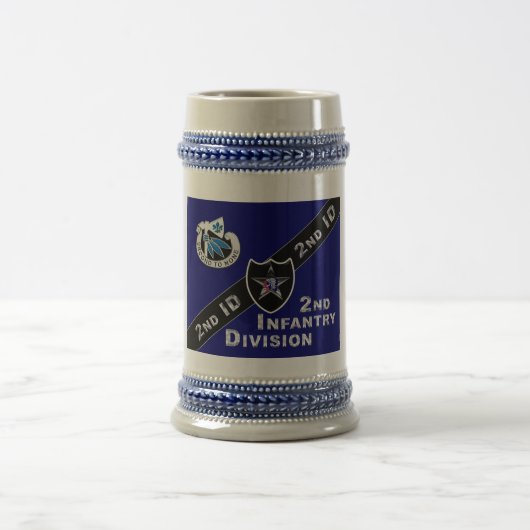 2. Infanterie-Abteilung Gift Stein Bierglas (Mittel)