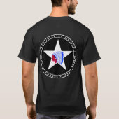 2. Infanterie-Abteilungs-Siegel-Shirt T-Shirt (Rückseite)