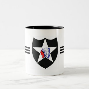 2. Infanterie Div. - Armee Zweifarbige Tasse
