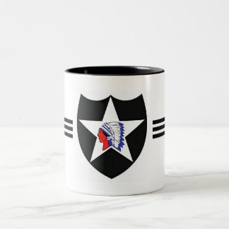 2. Infanterie Div. - Armee Zweifarbige Tasse