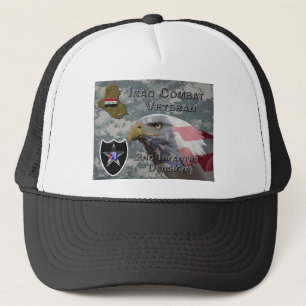 2. Infanterie Div Irak Combat Veteran Truckerkappe