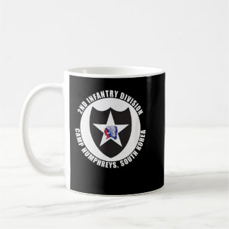 2. Infanterie Division Camp Humphreys Korea Emblem Kaffeetasse
