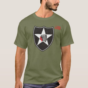2. Infanterie-Division-Patch erschüttert T-Shirt
