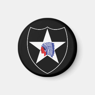 2. Infanterie Division Patch United Staaten Magnet