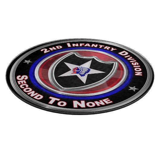 2. Infanterie-Division "Second to none" Schneidebrett (Ecke)