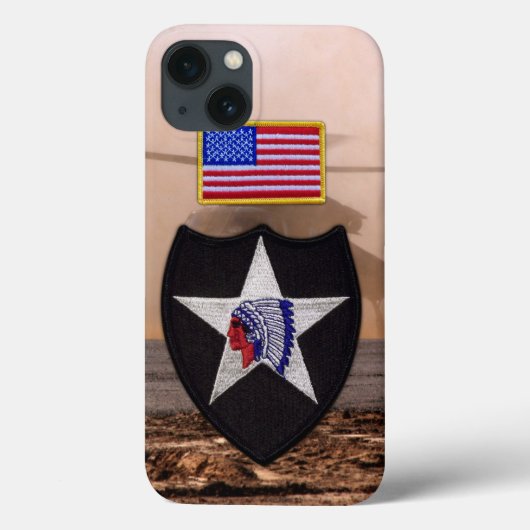 2. Infanterie-Veteranen-Patch Case-Mate iPhone Hülle (Rückseite)