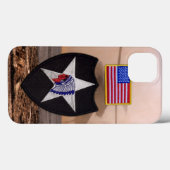 2. Infanterie-Veteranen-Patch Case-Mate iPhone Hülle (Rückseite (Horizontal))