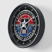 2. Infanterieabteilung Afghanistan Veteran Uhr (Winkel)