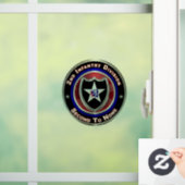 2. Infanterieabteilung  Fensteraufkleber (Zuhause)