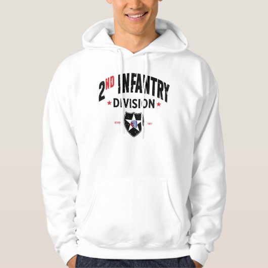 2. Infanterieabteilung "Indianhead" Not leidend Hoodie (Vorderseite)