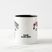 2. Infanterieabteilung "Indianhead" Not leidend Zweifarbige Tasse (Mittel)