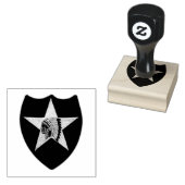 2. Infanterieabteilung Indianhead Veterans Veteran Gummistempel (Stempel)