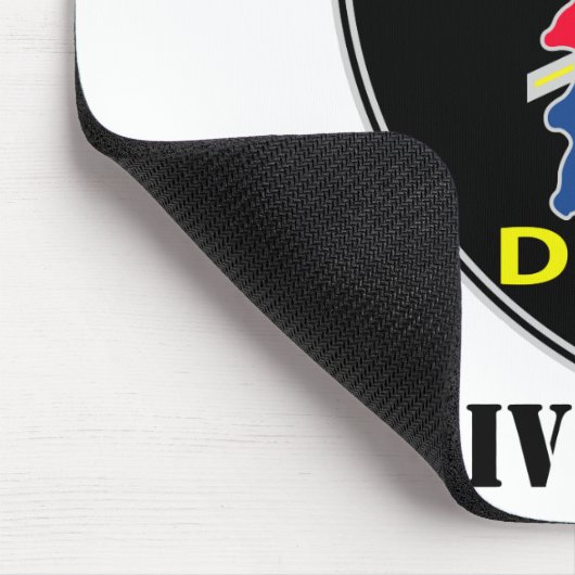 2. Infanterieabteilung - Pfadfinder mit Text Mousepad (Ecke)