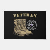 2. Infanterieabteilung Veteran Fußmatte (Vorderseite)