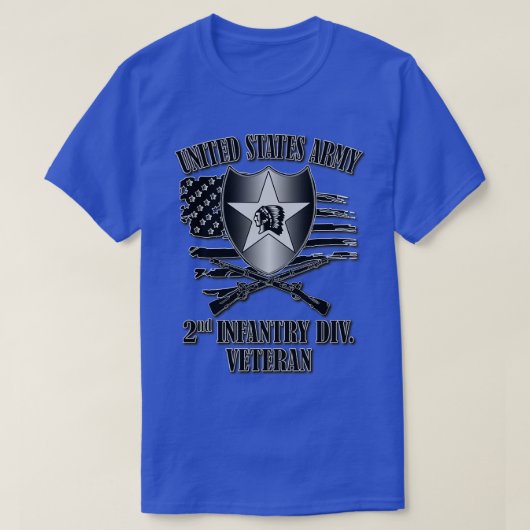 2. Infanterieabteilung Veteran T-Shirt (Design vorne)