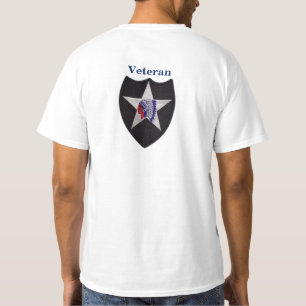 2. Infanteriebereich 2. ID Veterans Veterans Veter T-Shirt