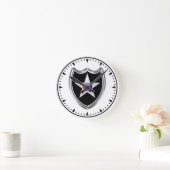 2. Infanteriedivision Andenken Runde Wanduhr (Zuhause)