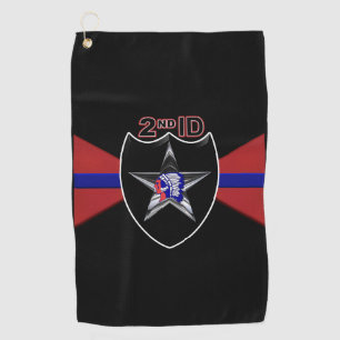 2. Infanteriedivision “Indianhead Division” Golfhandtuch