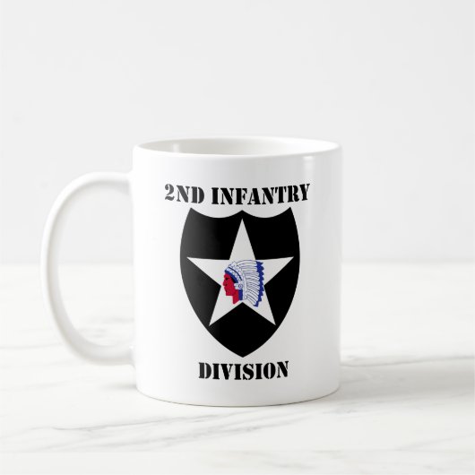 2. Infanteriedivision mit Text Kaffeetasse (Links)