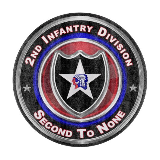 2. Infanteriedivision “Second To None” Schneidebrett (Vorderseite)
