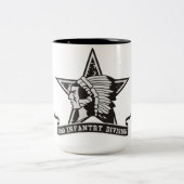 2. Infanteriedivision Zweifarbige Tasse (Mittel)