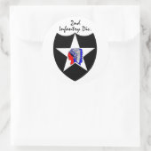 2. INFANTRÄGE RUNDER AUFKLEBER (Tasche)