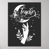 2- Inspirationslehrer-Hemd, Minimalistisch Teacher Poster (Vorne)